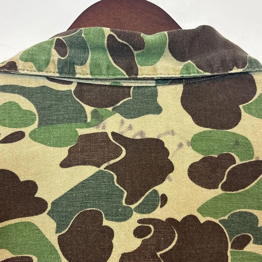 Vintage Ranger Duck Camo Hunting Chore Jacket